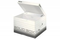 LEITZ Archiv-Box Solid M weiss, mit Griff, 61180001