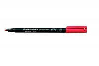 STAEDTLER Lumocolor permanent 1/2,5mm(B), 314-2, rot