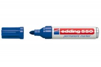 EDDING Marqueur permanent 550 3-4mm bleu, 550-3