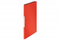 LEITZ Livre présentation Solid PP A4 rouge clair 20 dossiers, 45641020