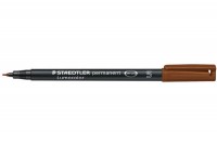 STAEDTLER Lumocolor permanent 0,4mm(S), 313-7, braun