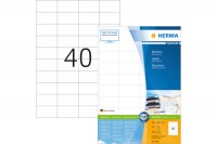 HERMA Etiketten Premium 52,5×29,7mm, 4610, weiss 8000 Stück