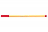 STABILO Stylos fibre point 88 0.4mm rouge, 88/40