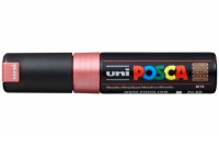 UNI-BALL Posca Marker 8mm MET rot, Keilspitze, PC8K