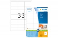 HERMA Etiketten Premium 66×25,4mm, 4613, weiss 6600 Stück