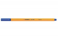 STABILO Stylos fibre point 88 0.4mm bleu, 88/41