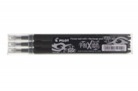 PILOT Mine FriXion Refill noir, set à 3, BLS-FR7-B