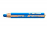 STABILO Crayon couleur Woody 3 in 1 bleu, 880/425