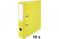 BÜROLINE Classeur 7cm jaune, 10 pcs. A4, 670084