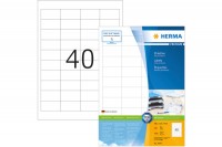 HERMA Etiketten Premium 48,5×25,4mm, 4474, weiss 4000 Stück