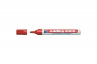 EDDING Permanent Marker 8300 1,5-3mm rouge, 4-8300002