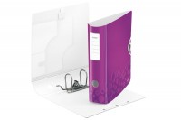 LEITZ Classeur 8cm violett metallic A4, 11060062