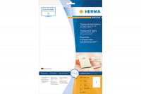 HERMA Folienetiketten 210x297mm transparent 10 St./10 Blatt, 8964