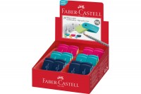 FABER-CASTELL Radierer Sleeve Mini div. Farben ass. 1 Stück, 182445