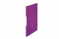 LEITZ Sichtbuch WOW PP A4, 46310062, violett metallic 20 Hüllen