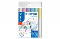 PILOT Marker Pintor Set Pastel 6 Marquer, S6/051747