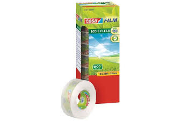TESA Film Eco Clear 10mmx15m, 570700000, Officebox 10 Rollen,57070