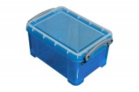 REALLY USEFUL BOX Kunststoffbox 1,6lt, 68507206, transparent blau