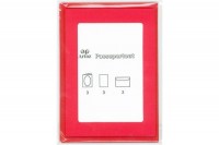 ARTOZ Papier 1001 Passepartout A6, 11012517, 100/220g, rot 3 Blatt