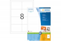 HERMA Etiketten Premium 96,5×67,7mm, 4624, weiss 1600 Stück