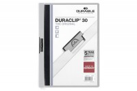 DURABLE Klemmhefter DURACLIP 30, 2200/10, für 30 Blatt A4  grau