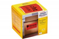 AVERY ZWECKFORM Warnetiketten 100x50mm neonrot 200 Stück, 7211