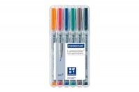 STAEDTLER Lumocolor non-perm. F 0.6mm, 316-WP6, 6 Farben assortiert