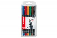 STABILO OHP Pen permanent 0,6mm 6 pcs., étui, 842/6