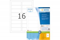 HERMA Etiketten Premium 88,9×33,8mm, 4479, weiss 1600 Stück