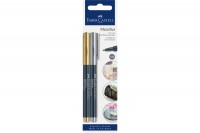 FABER-CASTELL Metallic Marker 1,5mm gold/silver 2 Stück, 160796