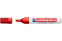 EDDING Permanent Marker No. 1 1-5mm rouge, 1-002