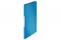 LEITZ Livre présentation Solid PP A4 bleu clari 20 dossiers, 45641030