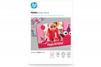 HP HP Matte Photo Paper 10x15cm InkJet, 180g 25 feuilles, 7HF70A