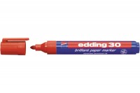 EDDING Marqueur permanent 30 rouge, 30-2