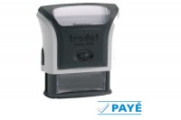 TRODAT Stempel PAYE, 4911, blau