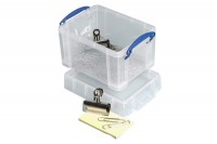 REALLY USEFUL BOX Kunststoffbox 1,6lt, 68507200, transparent