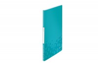 LEITZ Livre présentation WOW PP A4 bleu metallic 20 pochettes, 46310051