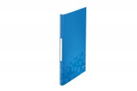 LEITZ Livre présentation WOW PP A4 bleu metallic 40 pochettes, 46320036