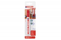 EDDING Marqeur permanent 3000 1.5-3mm rouge Blister, 3000-2BL