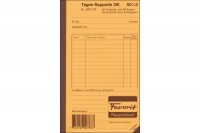 FAVORIT Tages-Rapport D 11,3x19cm, 29970K, weiss/weiss 50x2 Blatt