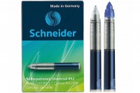 SCHNEIDER Tintenpatrone Breeze 0,3mm, 185203, blau, löschbar 5 Stück