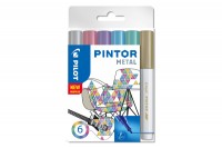 PILOT Marker Pintor Set Metallic 6 Marquer, S6/051745