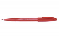 PENTEL Stylos fibre Sign Pen 2.0mm rouge, S520B