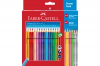 FABER-CASTELL Farbstift Colour Grip 5 Stück ass. Neon, 201540