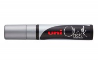 UNI-BALL Chalk Marker 15mm silber, Keilspitze, PWE-17K